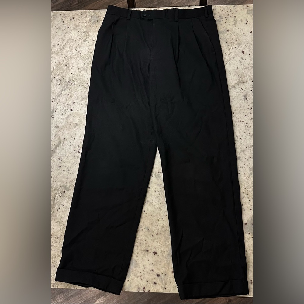 Black Slacks. Worn once. 34/32